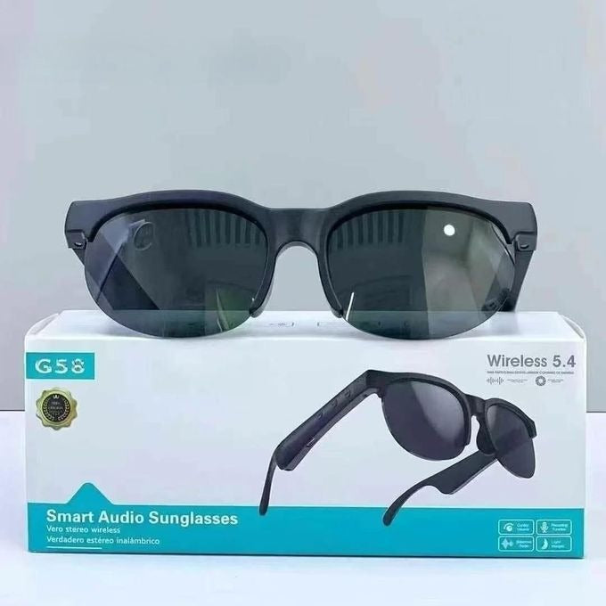 All-in-One Bluetooth Smart Eyewear – UV Blocking Audio Glasses with Touch Controls, Built-in Mic & Speaker for Wireless