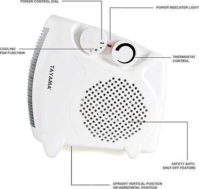 Portable Electric Heater For Home Cinema - 1000W, 1 Pc